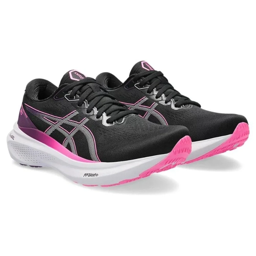 Women's Size 5- ASICS Gel-Kayano 30 Running Shoes Black/Lilac Hint/White NEW